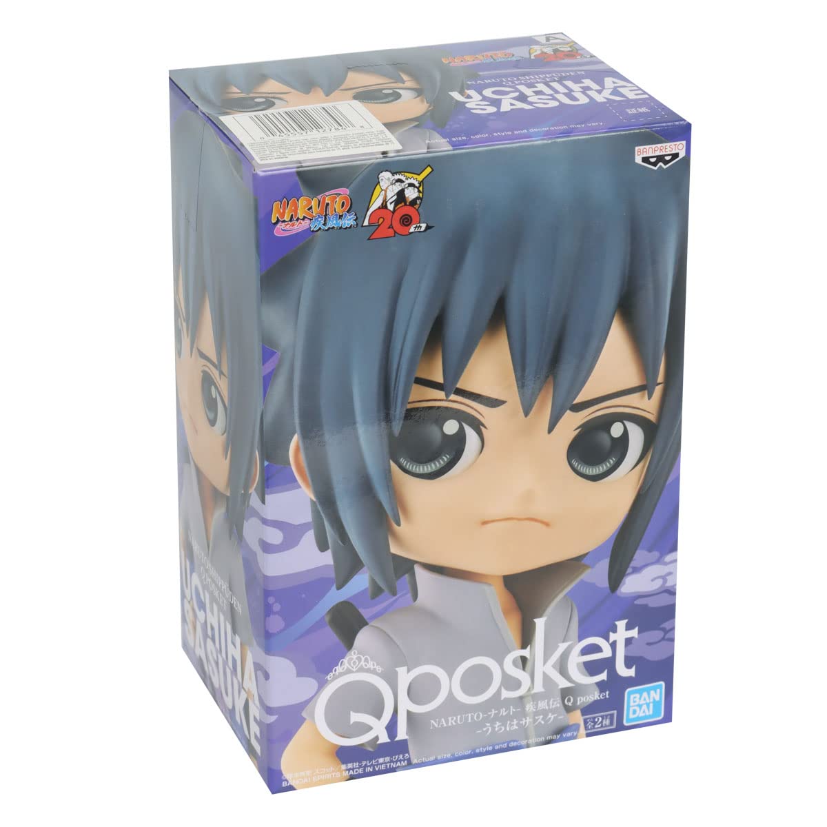 FIGURE NARUTO SHIPPUDEN - SASUKE UCHIHA - Q POSKET REF.: 18709